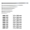 AMARRA CABLES 7.5 X 500 MM - NEGRO (100UN)