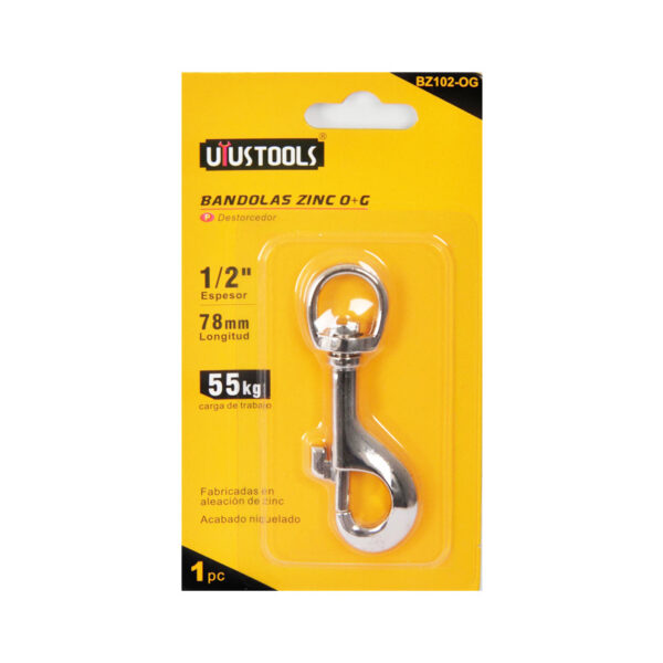 MOSQUETON ZINC O+G 1/2"