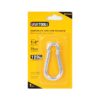 MOSQUETON ZINC C/RESORTE 1/4"