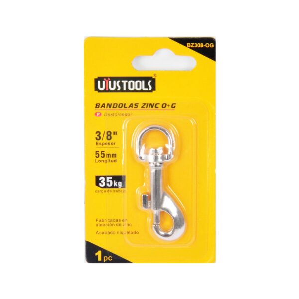MOSQUETON ZINC O+G 3/8"