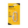 MOSQUETON ZINC C/ROSCA 1/4"