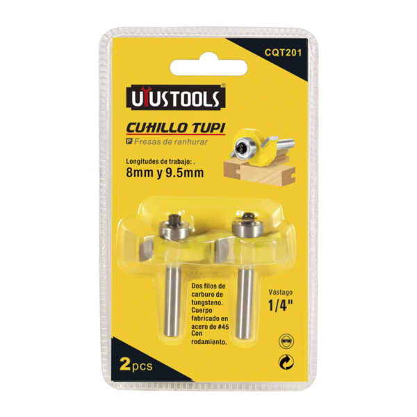 CUCHILLO TUPI 2PCS 8/9.5 MM