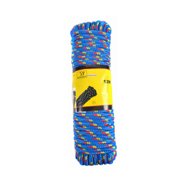 CUERDA TRENZADA 12 MM X 30.5 M COLOR