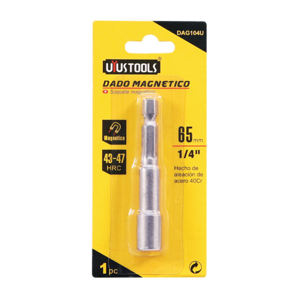 ADAPTADOR MAGNETICO 1/4" X 65MM