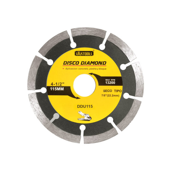 DISCO DIAMOND 115MM SECO SEGMENTADO (4 1/2")