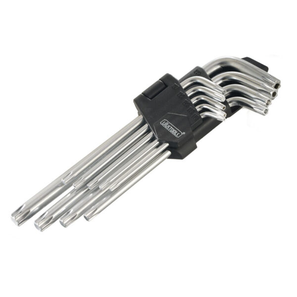 JGO. LLAVE TORX 9 PZAS. T10 - T50 MEDIANO