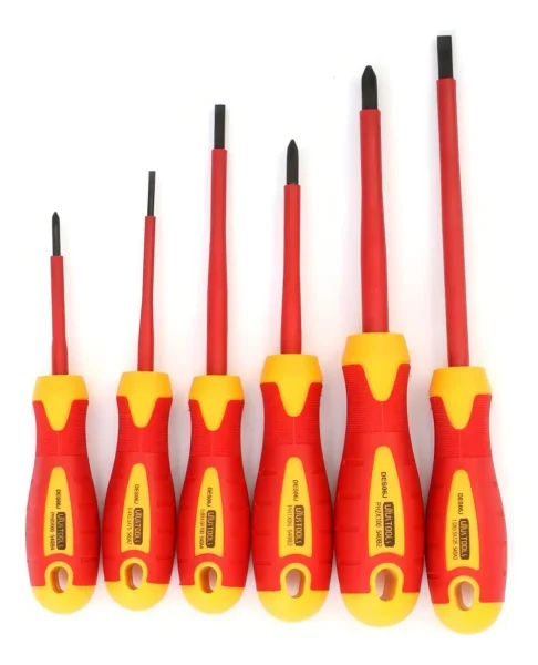 JGO. ATORNILLADOR 6 PZAS. ELECTRICISTA AISLADO CJ-VDE540