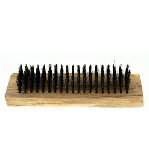 ESCOBILLA ACERO 6 FILAS MANGO