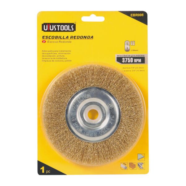 ESCOBILLA REDONDA 6"