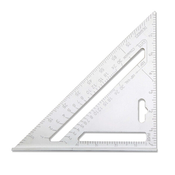 ESCUADRA TRIANGULAR ALUMINIO 7"