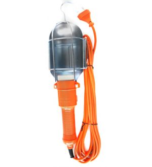 LAMPARA PORTATIL TRABAJO 5M-CABLE NARANJO