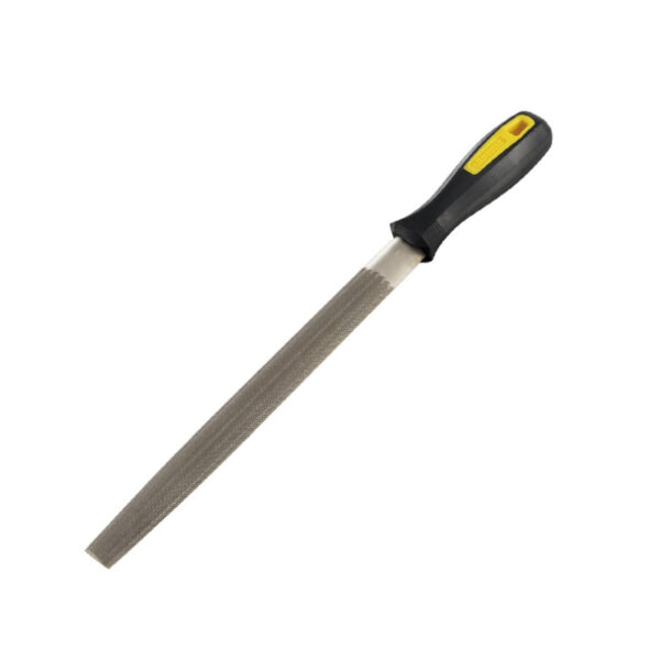 LIMA SEMIREDONDA 10" MANGO PLASTICO N° 211