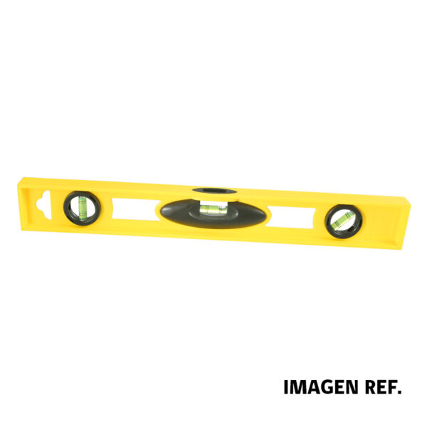 NIVEL PLASTICO AMARILLO 18"