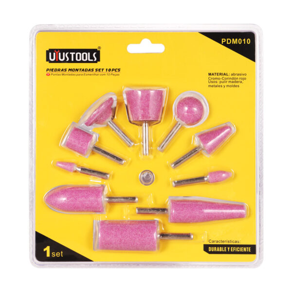 SET PIEDRAS MONTADAS 10 PCS