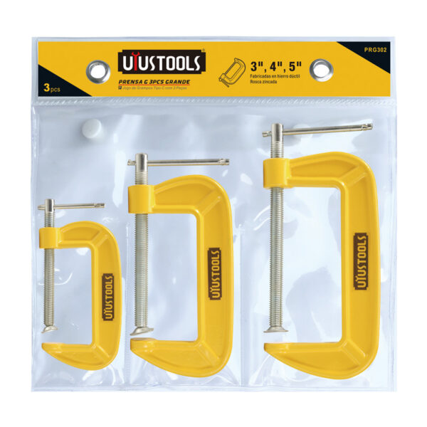 PRENSA G SET 3PCS GRANDE 3"/4"/5"