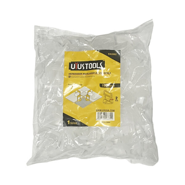 SEPARADOR NIVELADOR DE CERAMICA 2MM X 100 PIEZAS [-1]