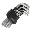 JGO. LLAVE ALLEN 9 PZAS. 1.5 - 10MM DELUXE CORTO HEX. Y ESF.