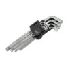 JGO. LLAVE ALLEN 9 PZAS. 1.5 - 10MM DELUXE MEDIO HEXA. Y ESF.