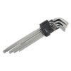 JGO. LLAVE ALLEN 9 PZAS. 1.5 - 10MM DELUXE LARGO HEX. Y ESF.