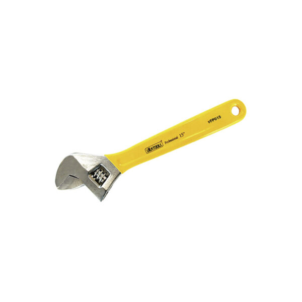 LLAVE FRANCESA 15" M/PROTEGIDO AMARILLO